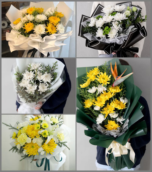 贵州遵义赤水市官渡镇萃华社区白事花束代送